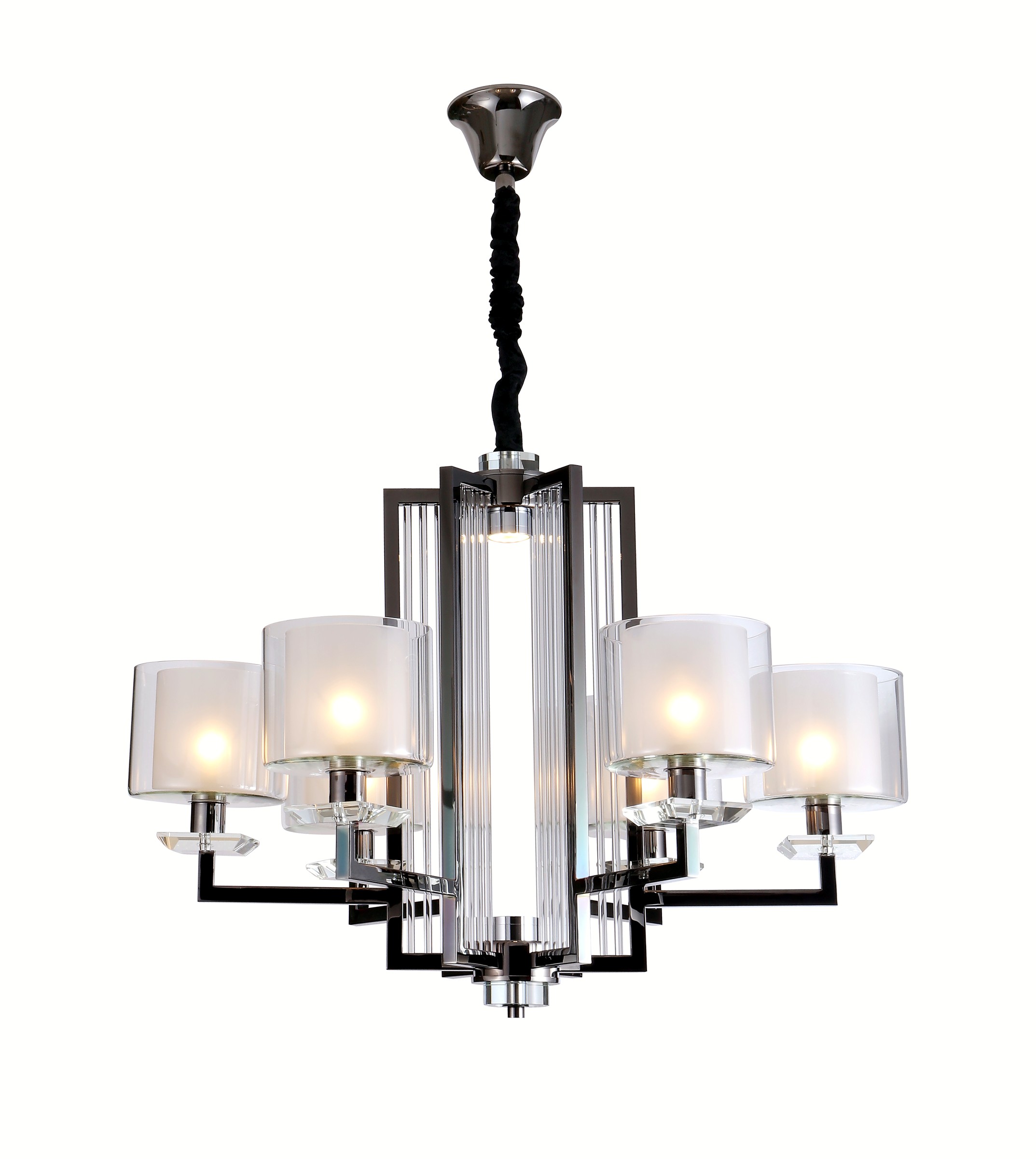 4-Light Crystal Chandelier