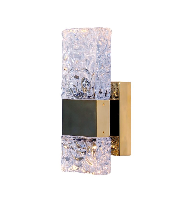 Gold Crystal Wall Sconce