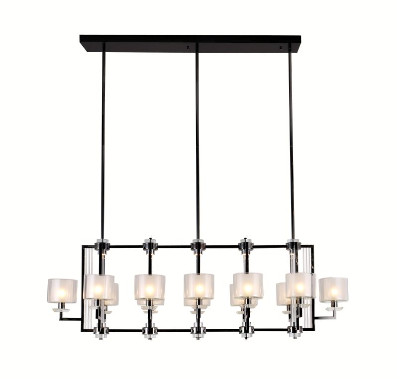 Bronze Rectangular Chandelier