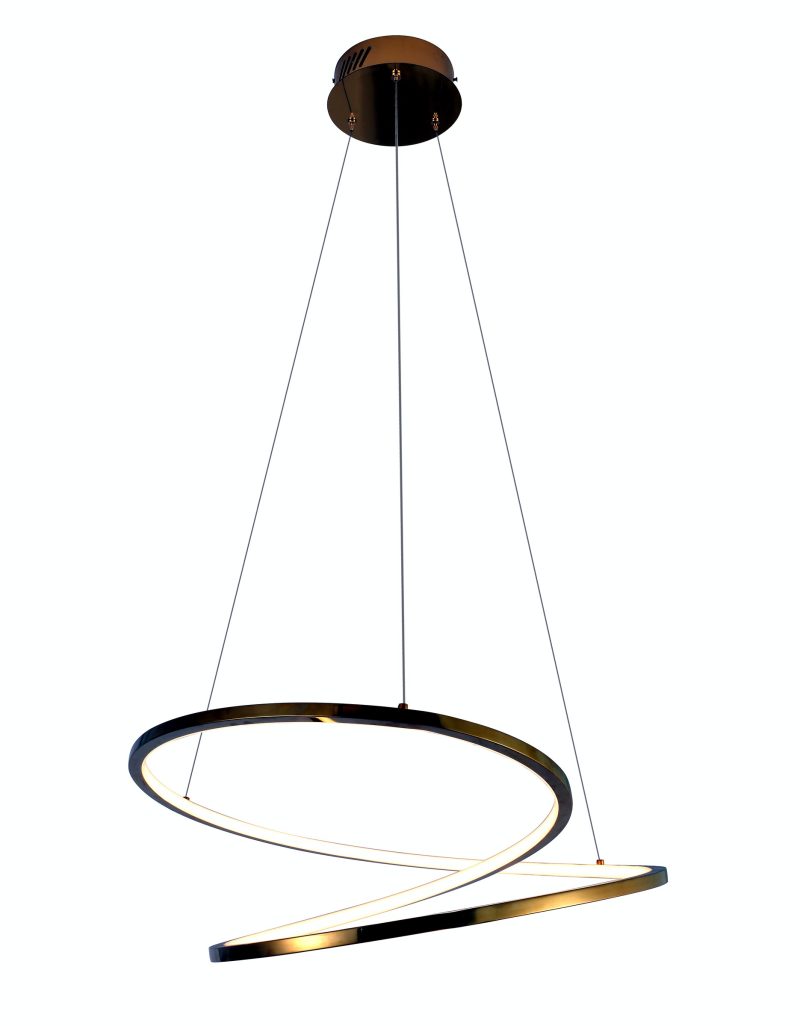 Gold Double Ring Chandelier