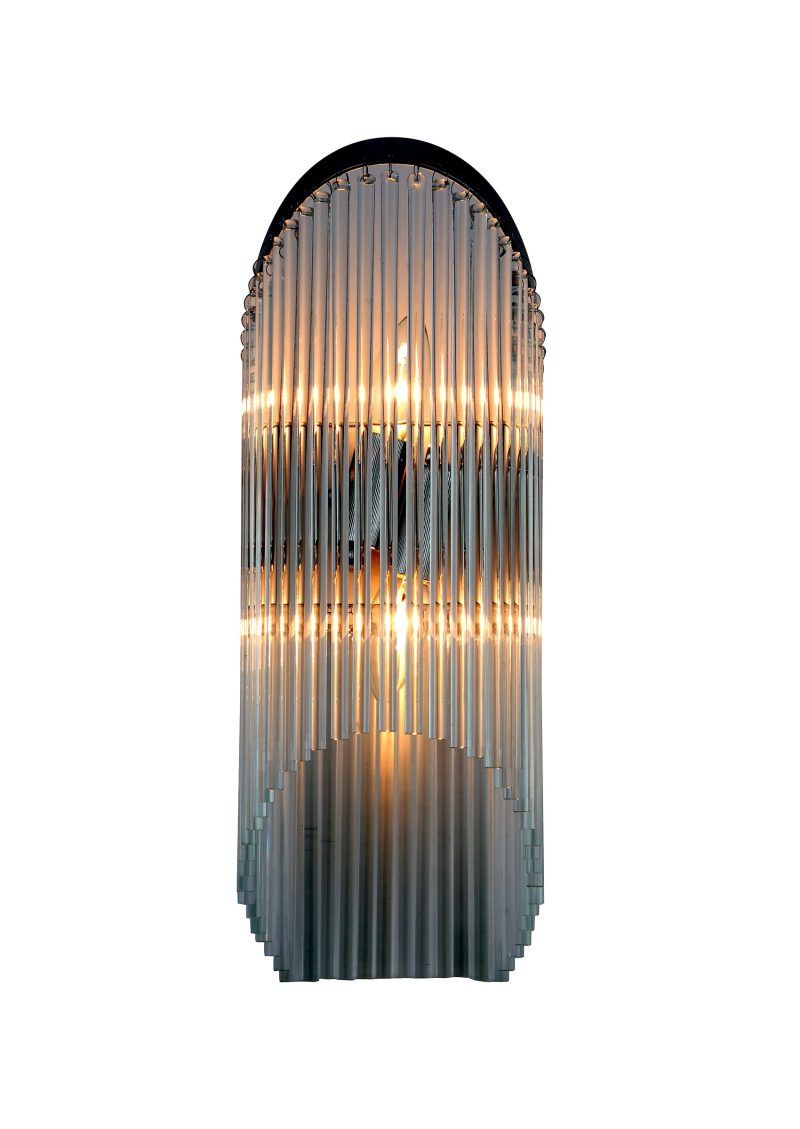 Arched Crystal Bar Wall Sconce