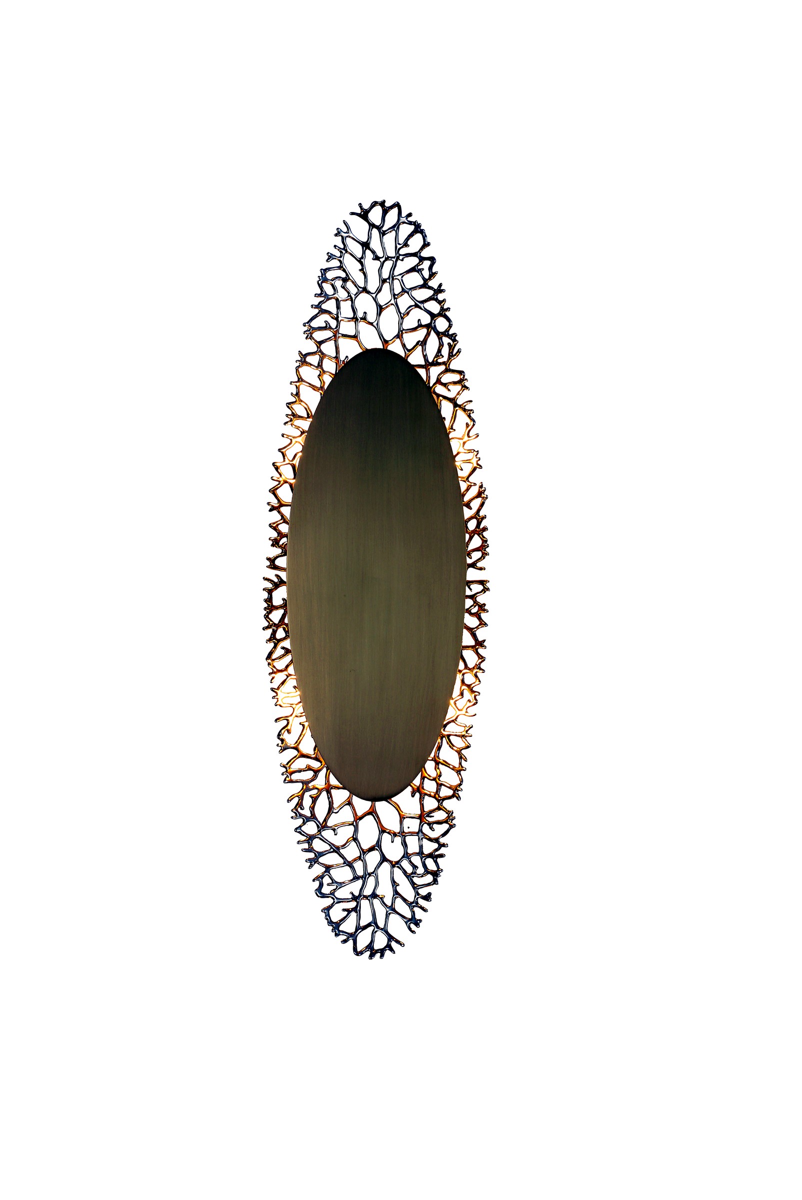 Gold Vine Frame Wall Sconce
