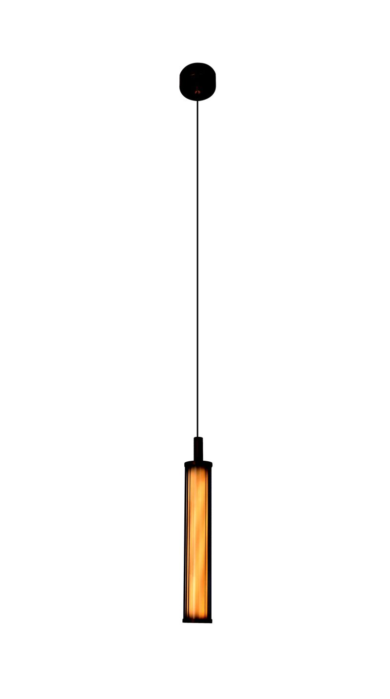 Cream Cylinder Pendant Light