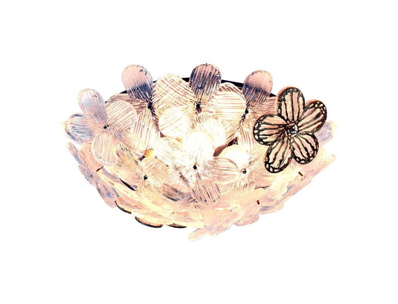 Gold Flower Petal Ceiling Light