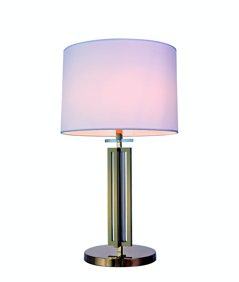 Gold Glass Table Lamp