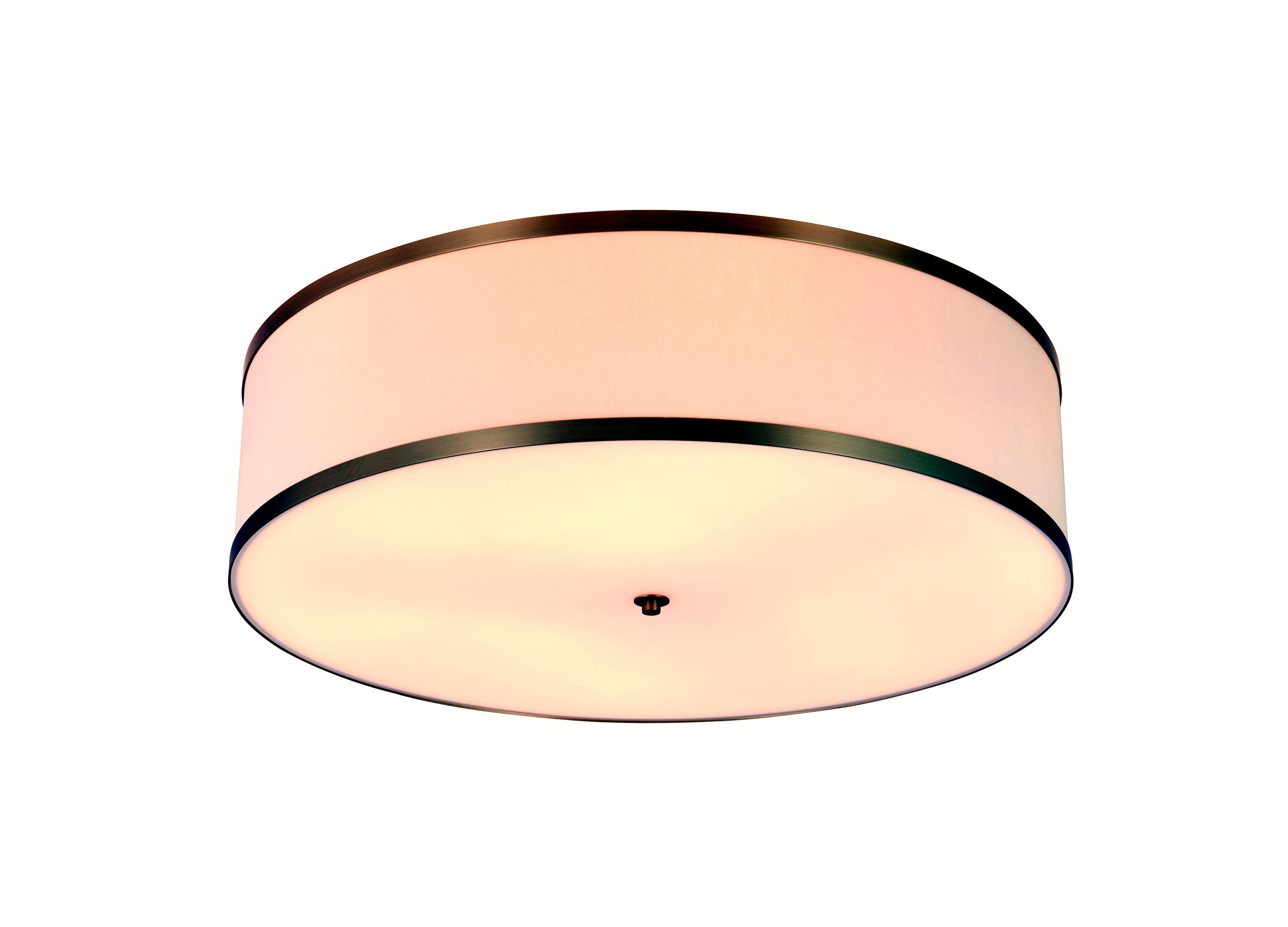 Cream Gold Trim Ceiling Light