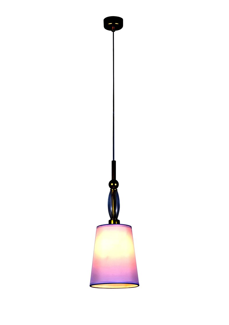 Gold Single Fabric Pendant
