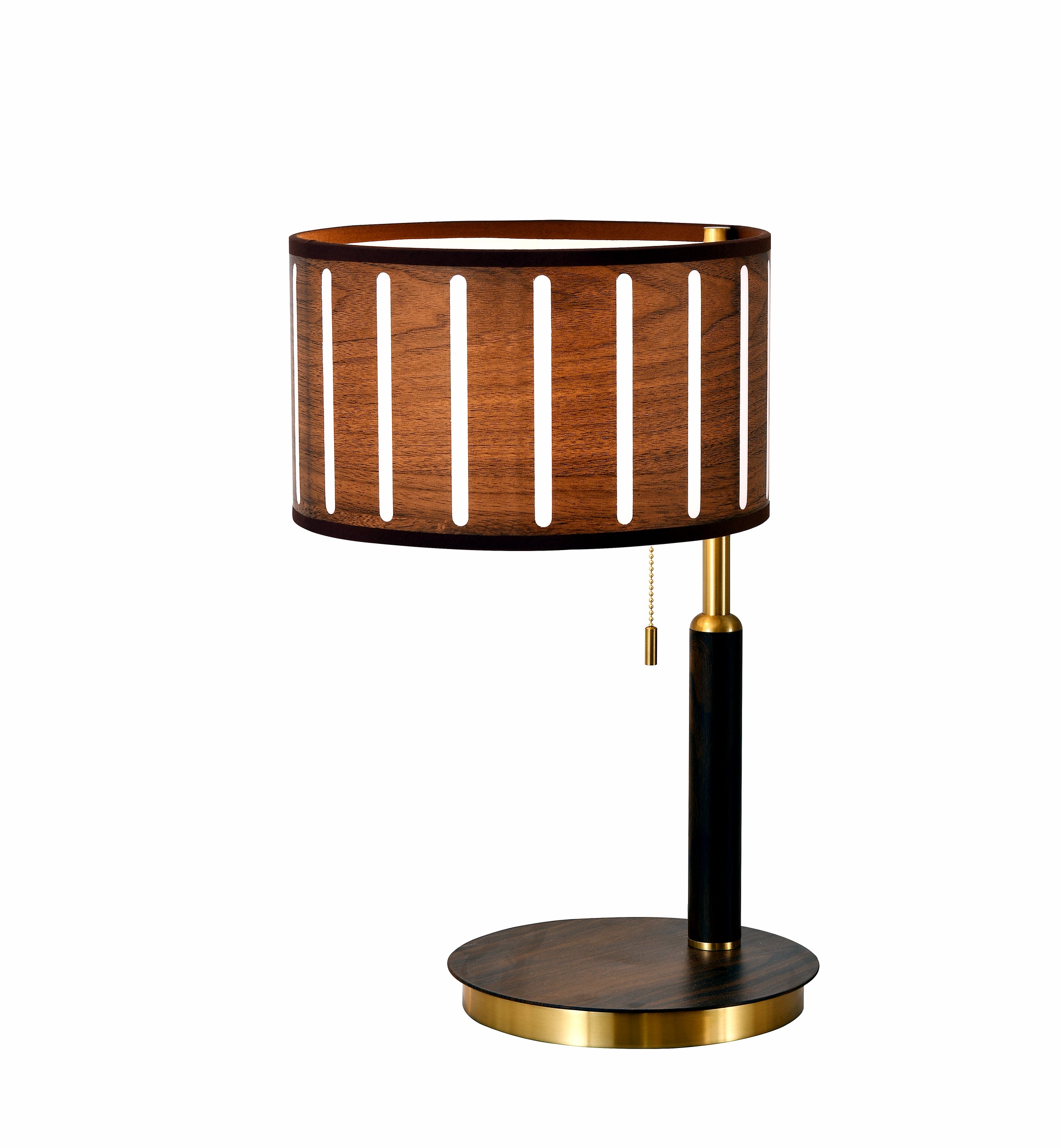 Wood Slat Table Lamp