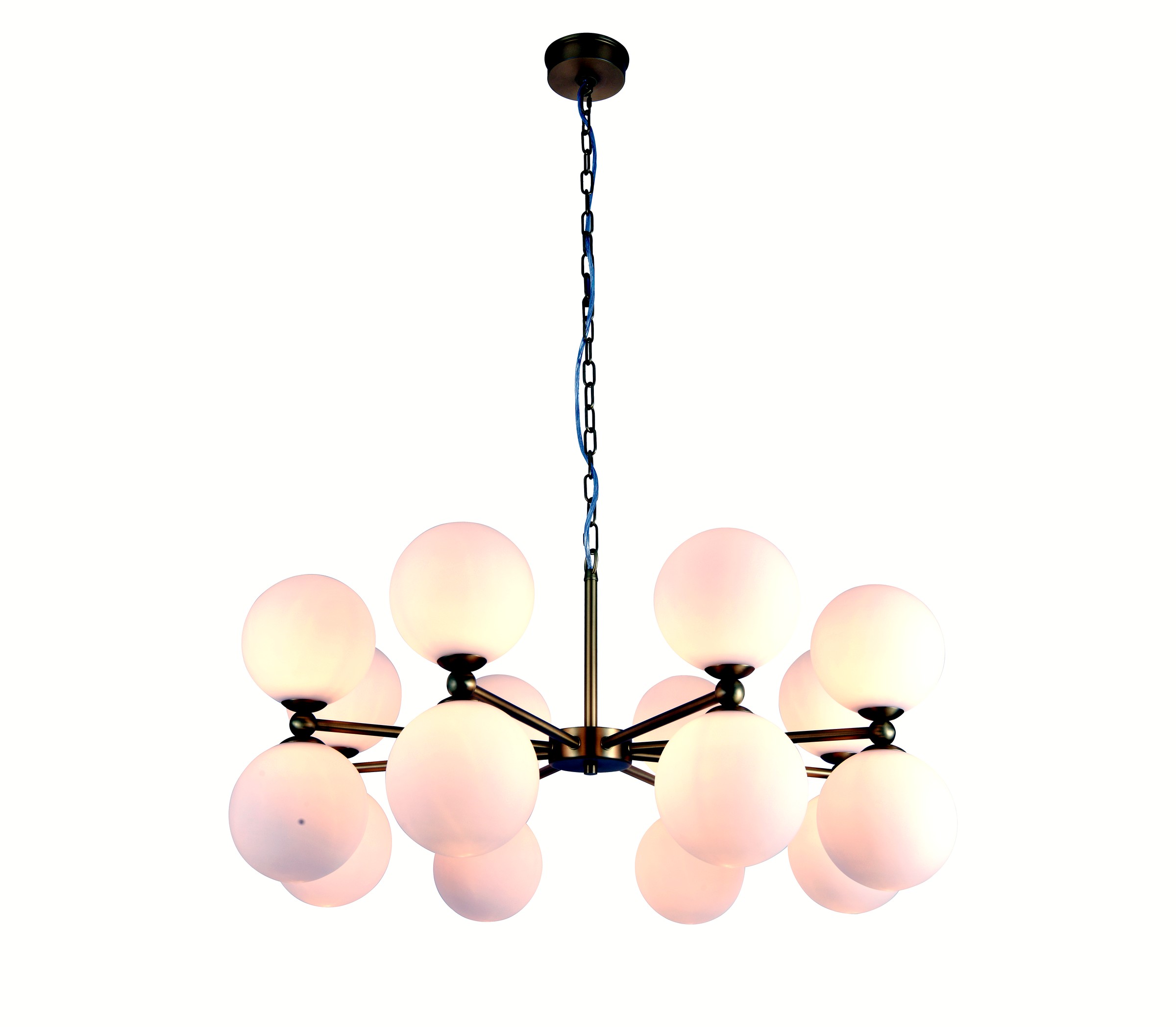 Gold Ball Chandelier