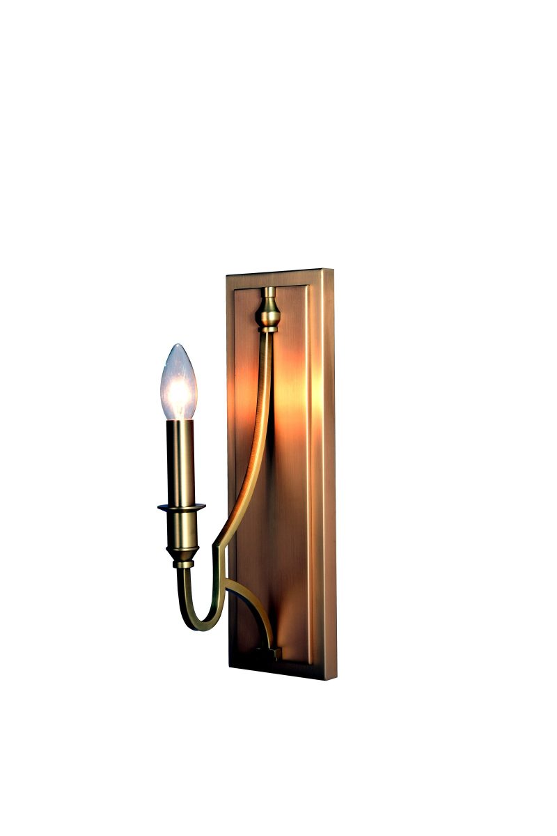 Brass Candle Wall Sconce