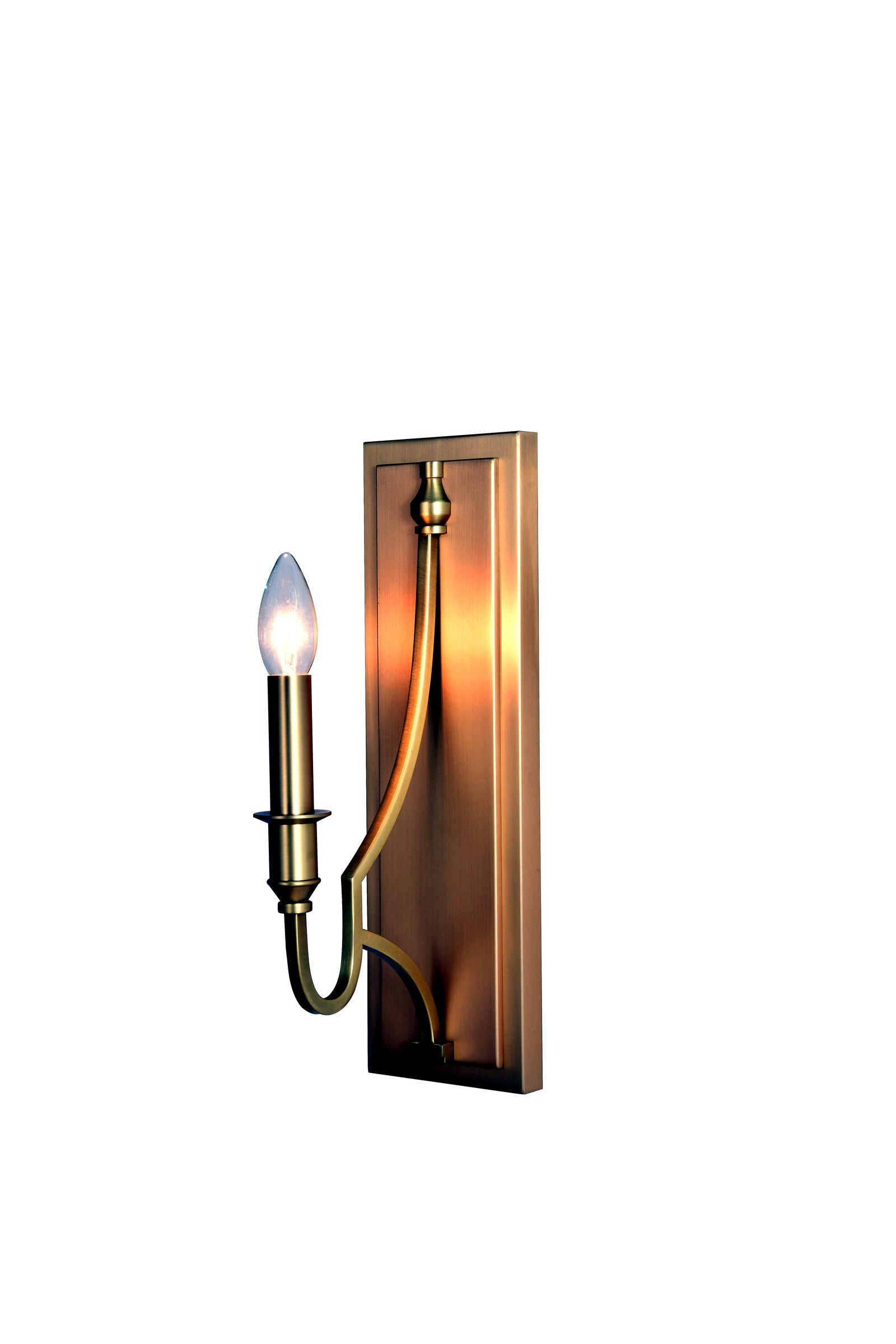 Brass Candle Wall Sconce