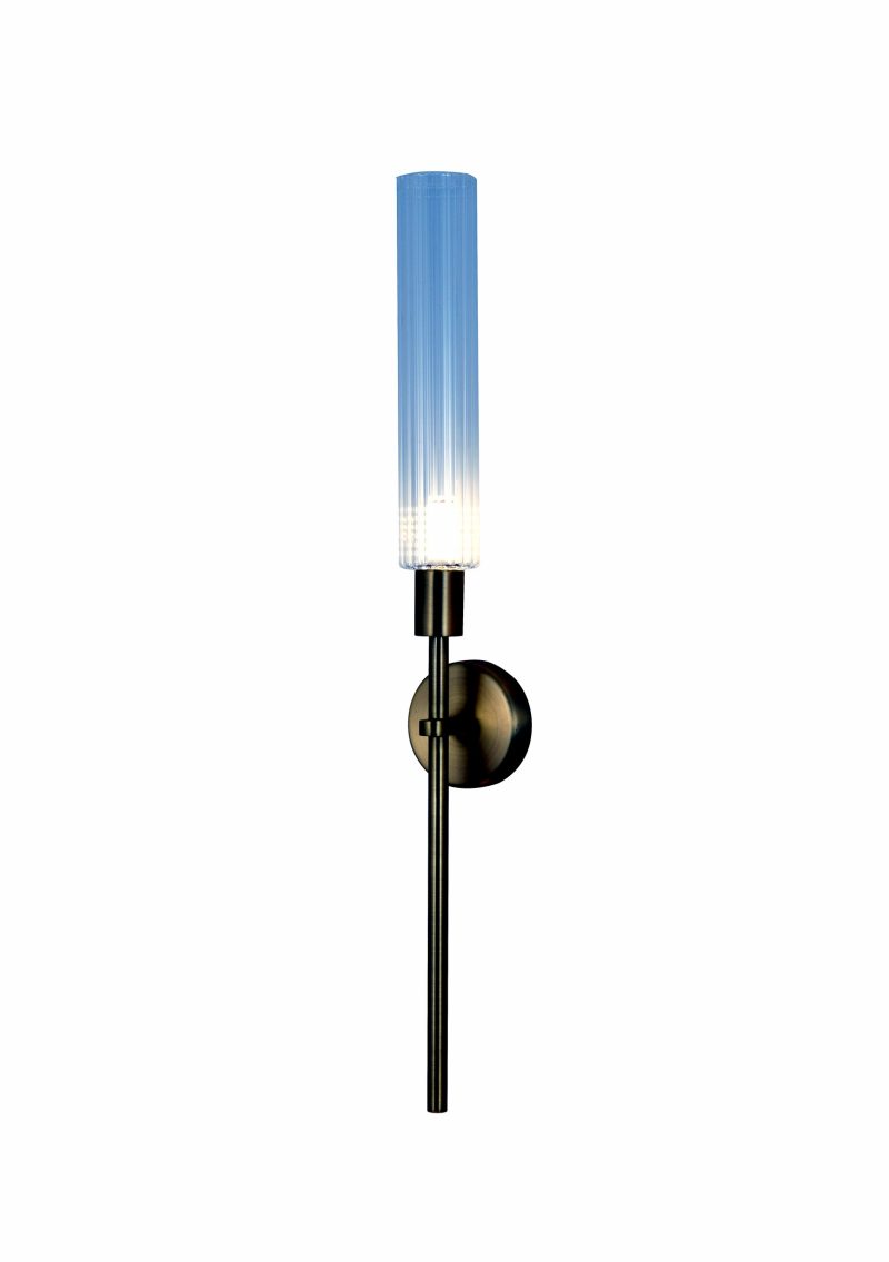 Gold Slim Glass Wall Sconce