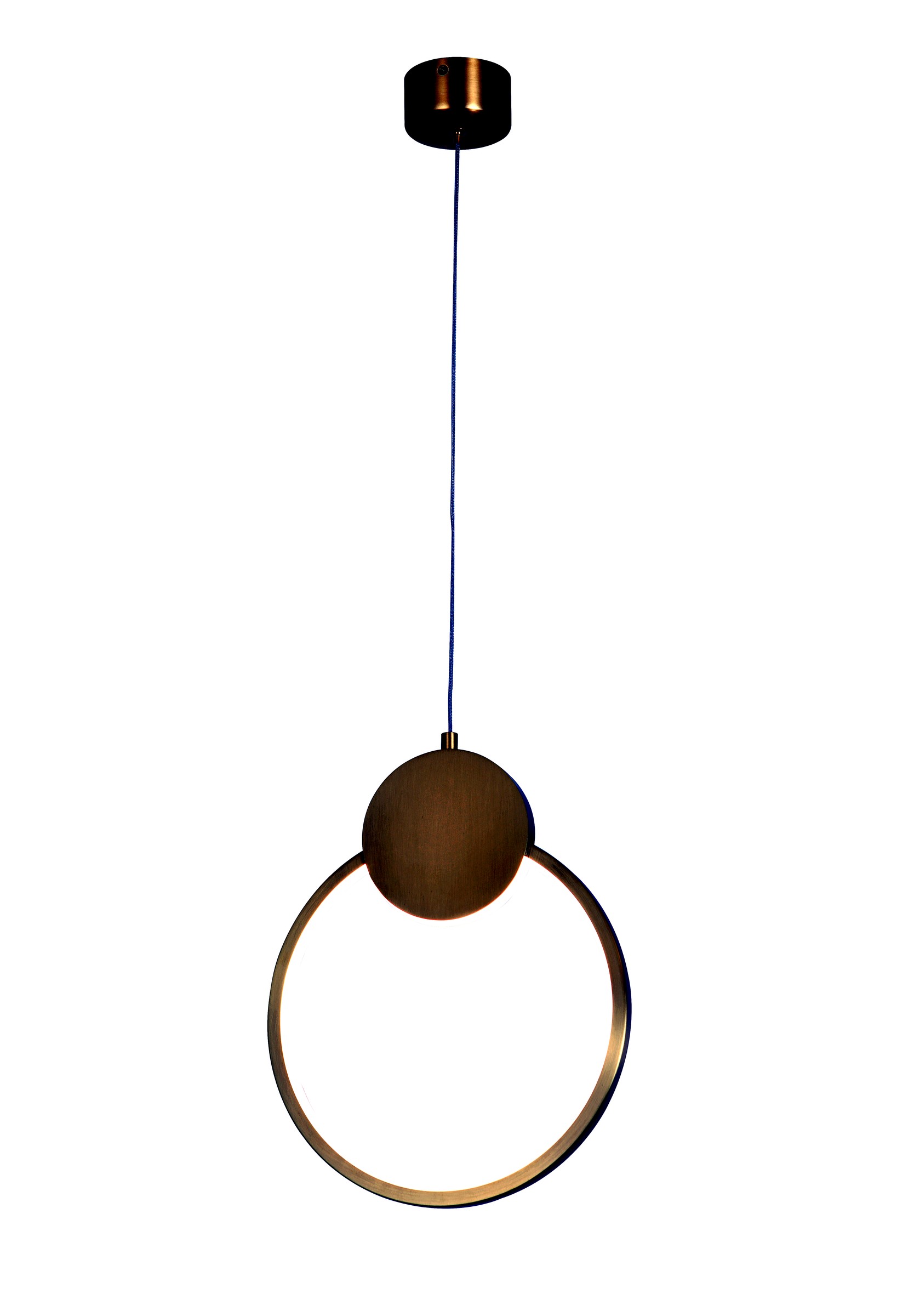Gold Single Ring Pendant
